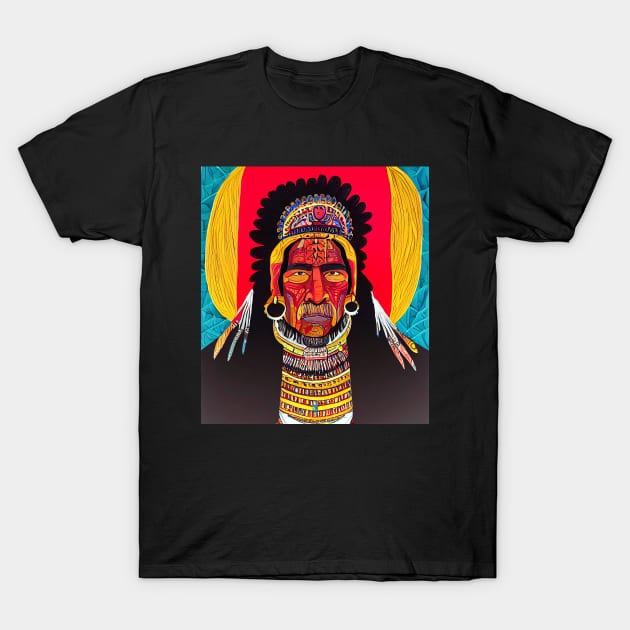 Indian chief. T-Shirt by RulizGi